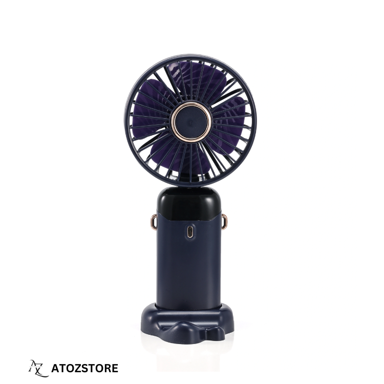 Ventilateur Portable USB Rechargeable, Mini Ventilateur de Poche Silencieux pour Bureau et Voyage