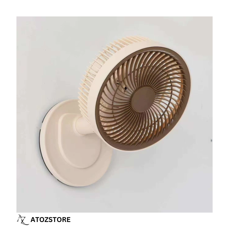 Ventilateur de Table 2-en-1 Air Circulator, Puissant, Silencieux et Économe – design et couleur aléatoire