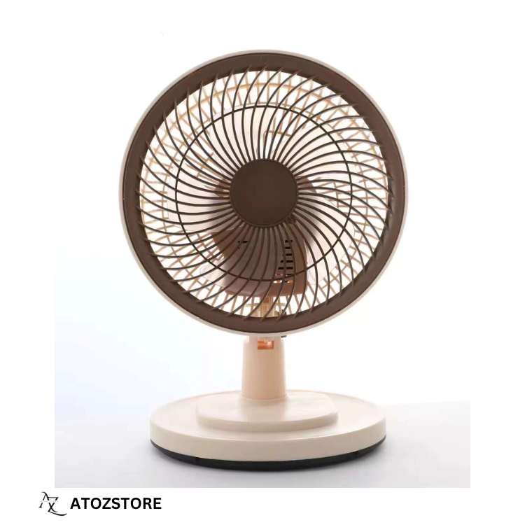 Ventilateur de Table 2-en-1 Air Circulator, Puissant, Silencieux et Économe – design et couleur aléatoire
