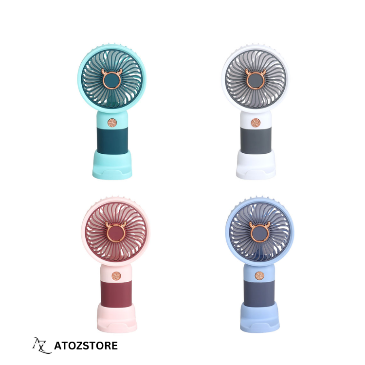 Ventilateur Portable Silencieux Rechargeable pour Maison et Bureau