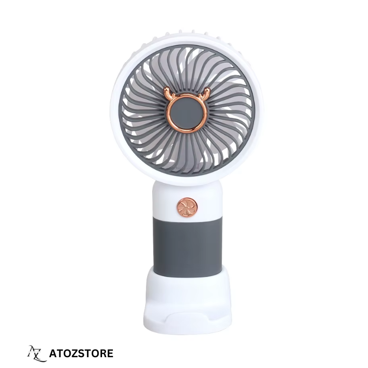 Ventilateur Portable Silencieux Rechargeable pour Maison et Bureau