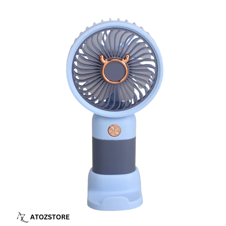 Ventilateur Portable Silencieux Rechargeable pour Maison et Bureau