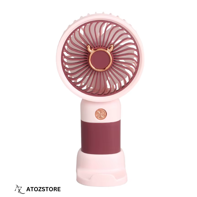 Ventilateur Portable Silencieux Rechargeable pour Maison et Bureau