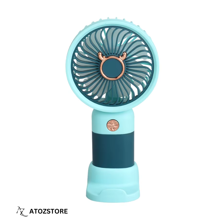 Ventilateur Portable Silencieux Rechargeable pour Maison et Bureau