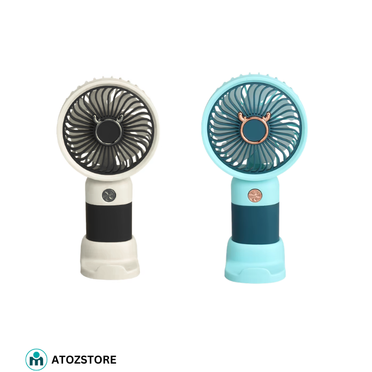2 Ventilateurs Portables pour Bureau et Maison