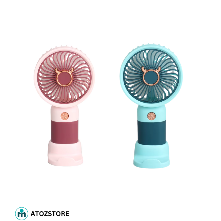 2 Ventilateurs Portables pour Bureau et Maison