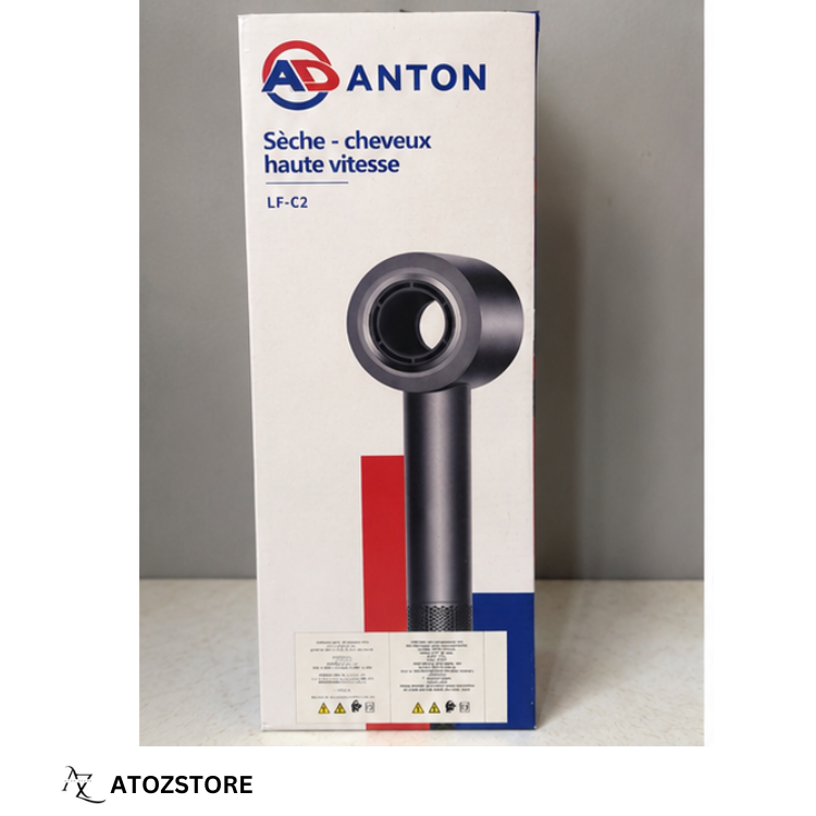 Sèche-cheveux Haute Vitesse Anton LF-C2 avec Technologie Ions, couleur et design aléatoire