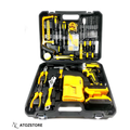 Perceuse Électrique Professionnelle 48V avec Coffret Complet et Batterie Lithium, couleur et design aléatoire