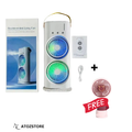 Pack Ventilateur Double Tête avec Brumisateur Rechargeable USB + Mini Ventilateur Offert, couleur et design aléatoire