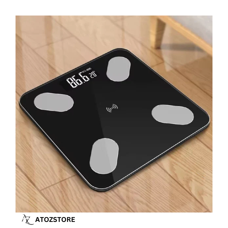 Bascule Électronique Intelligente Rechargeable Bluetooth – Balance Digitale Smart, design et couleur aléatoire
