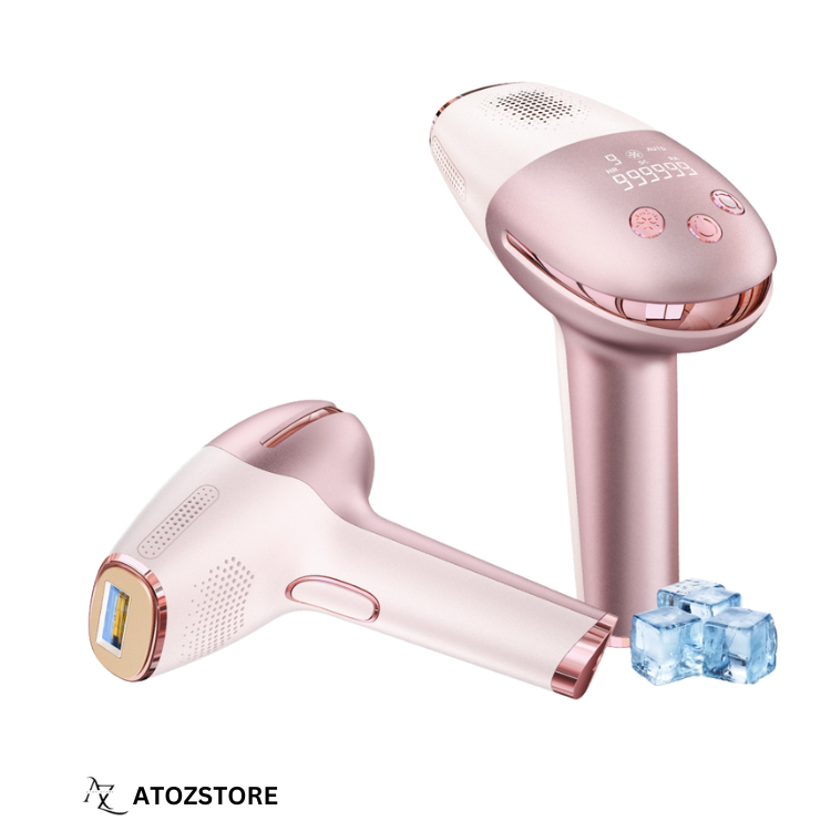 Appareil portable d'épilation IPL 999999 flash, laser pour femmes et hommes, design et couleur aléatoire