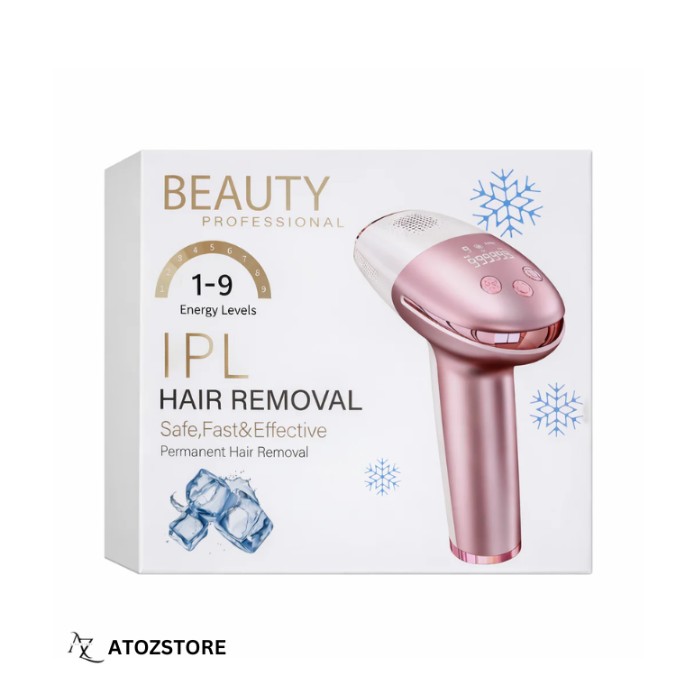 Appareil portable d'épilation IPL 999999 flash, laser pour femmes et hommes, design et couleur aléatoire