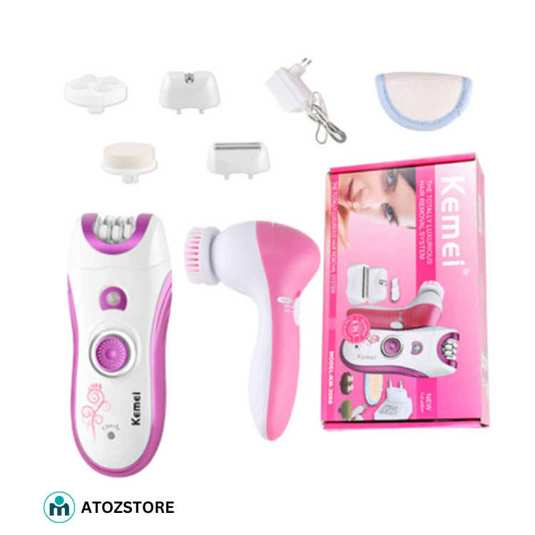 Tondeuse épilateur électrique multifonction 6 en 1 pour femmes, couleur et design aléatoire