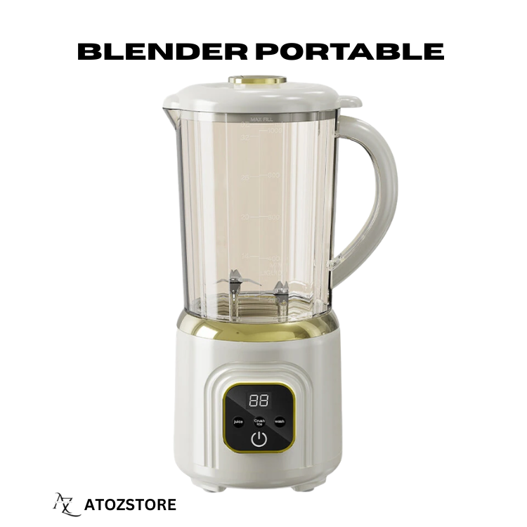 Mini mixeur-presse-agrumes portable à piles, lames en acier inoxydable, 3000 mAh, rechargeable par USB