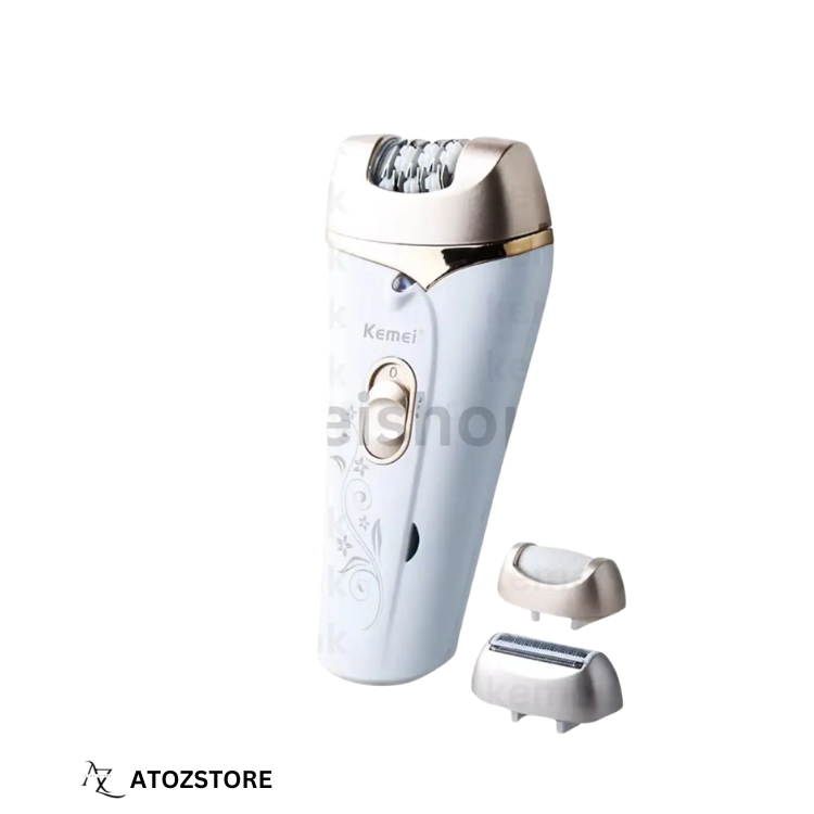 Épilateur électrique rechargeable 3 en 1 pour femmes, visage et corps, couleur et design aléatoire
