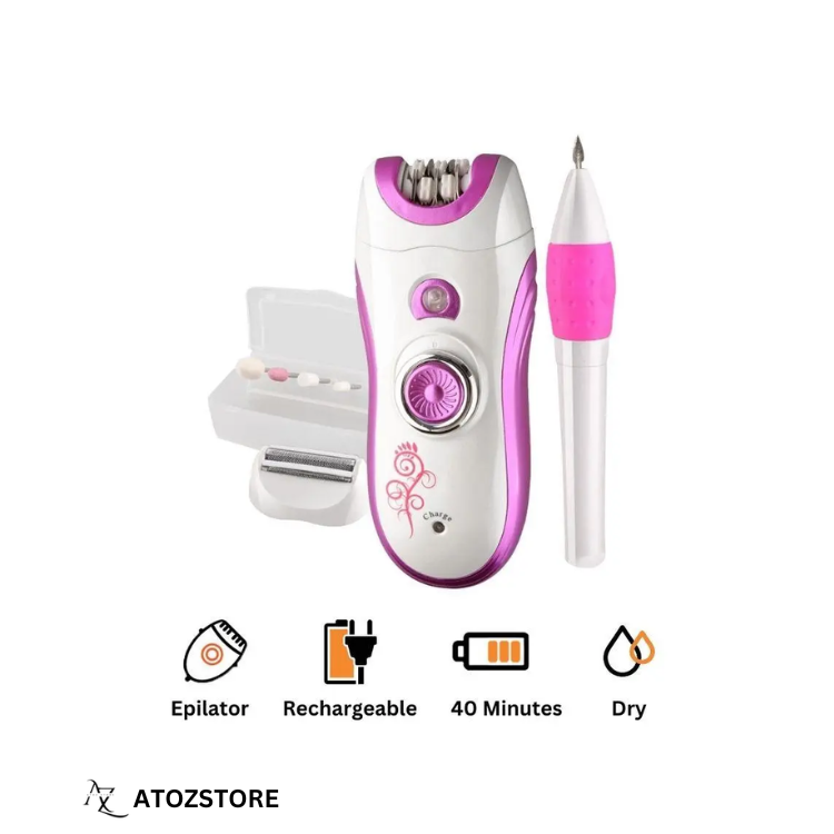 Le rasoir électrique rechargeable Kemei KM-3026 pour le visage