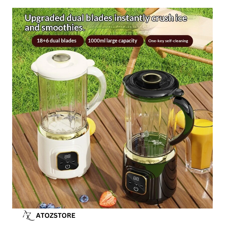 Mini mixeur-presse-agrumes portable à piles, lames en acier inoxydable, 3000 mAh, rechargeable par USB