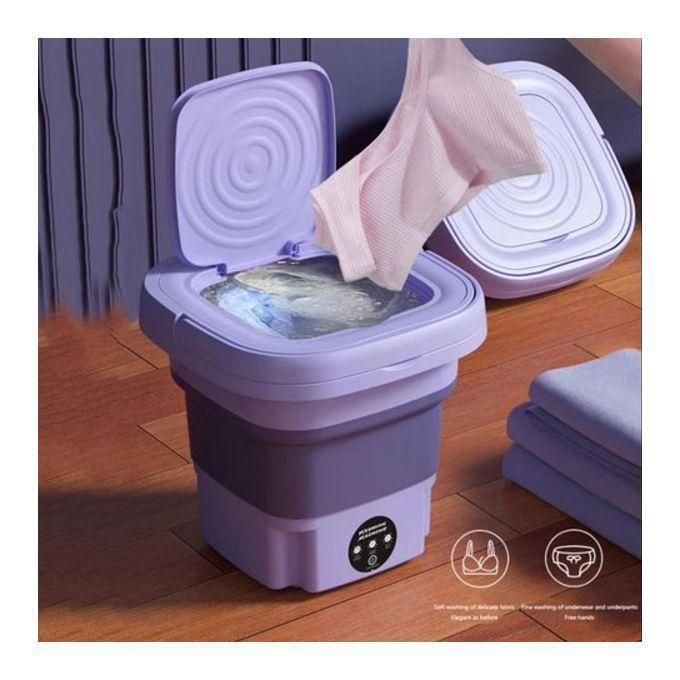 Mini machine à laver pliable, lave-linge compact et portable, idéal pour les petits espaces et voyages