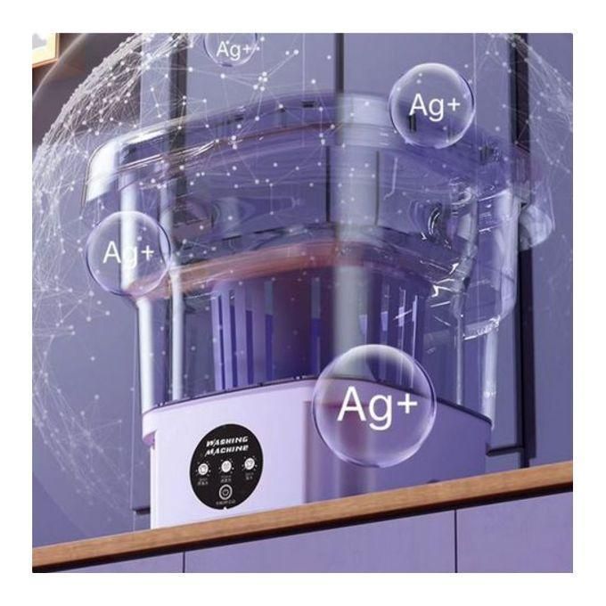 Mini machine à laver pliable, lave-linge compact et portable, idéal pour les petits espaces et voyages