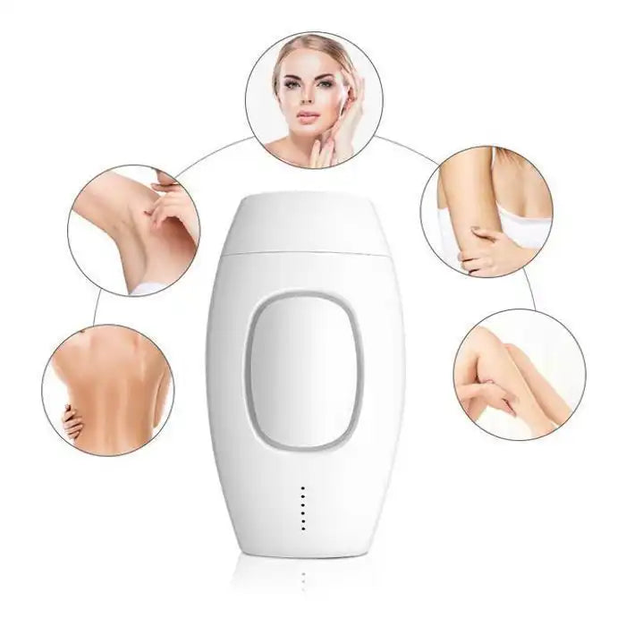 Épilateur laser IPL à domicile 600,000 flashs détachable, pour femmes sur Bikinis