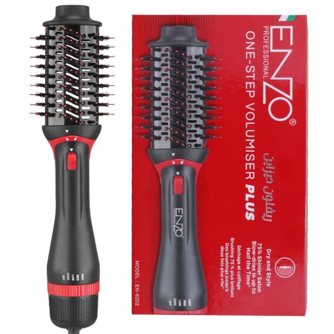 Enzo PROFESSIONAL Brosse séchante volumisante 2 en 1 perfectionniste