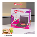 Appareil Panini Électrique – Gril Sandwich Presse Panini, Plaques Antiadhésives, Couleur et design aléatoire