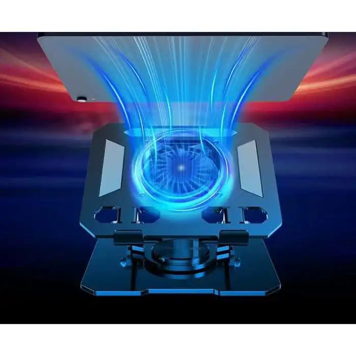 Support pc portable tablette avec ventilateur refroidissement rotation à 360 degrés