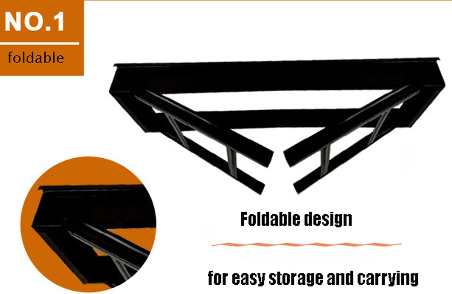 Barbecue Charbon de Table en Acier BBQ Grill Pliable Portable pour Camping et Pique-Nique