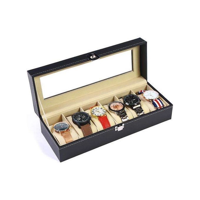 Boîte de rangement montres, vitrine de montre, Boîte à montres, Presentoir montre, Coffret montres, offre spéciale
