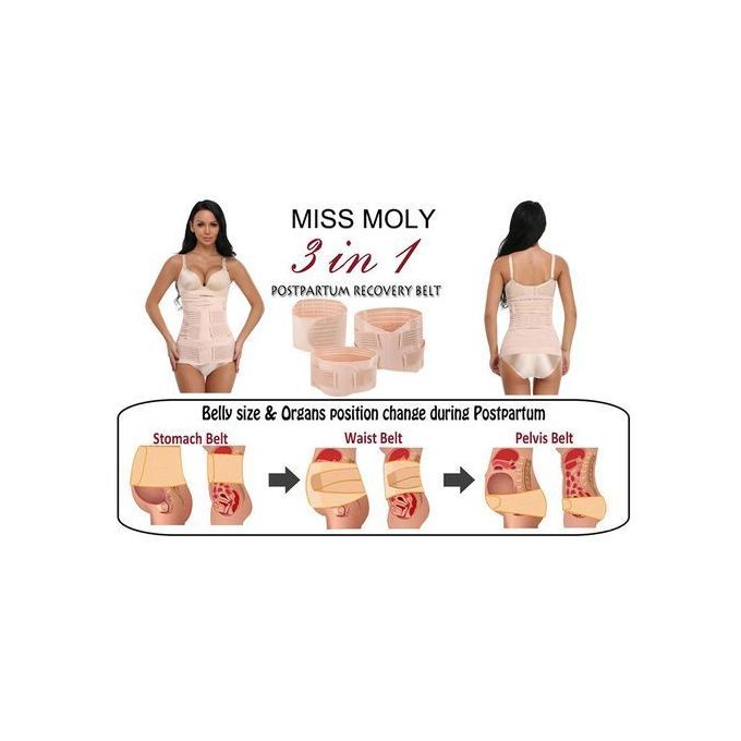 Ceinture de soutien post-partum 3 en 1 pour le ventre, la taille et le bassin