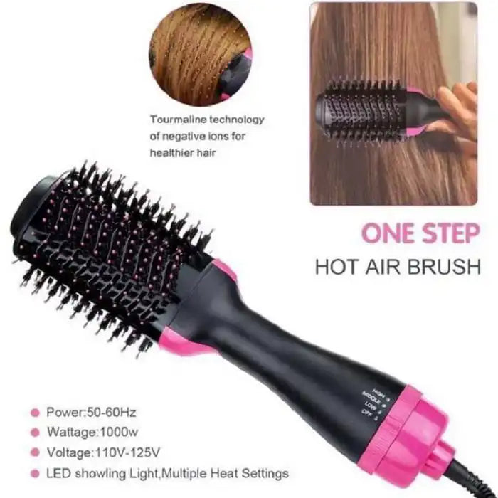 Brosse à Cheveux - ONE STEP - Brosse Soufflante - 1200W - 3 Températures