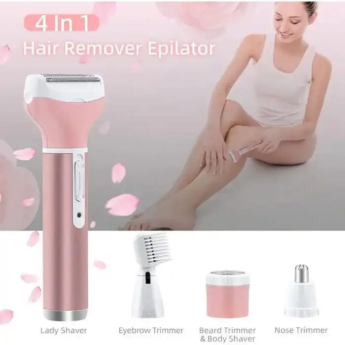 Rasoir Epilateur électrique 4 en 1 pour femmes