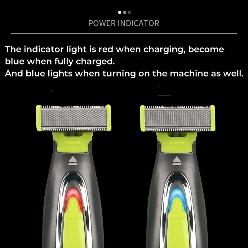 Tondeuse électrique rechargeable pour barbe et nez, accessoires inclus