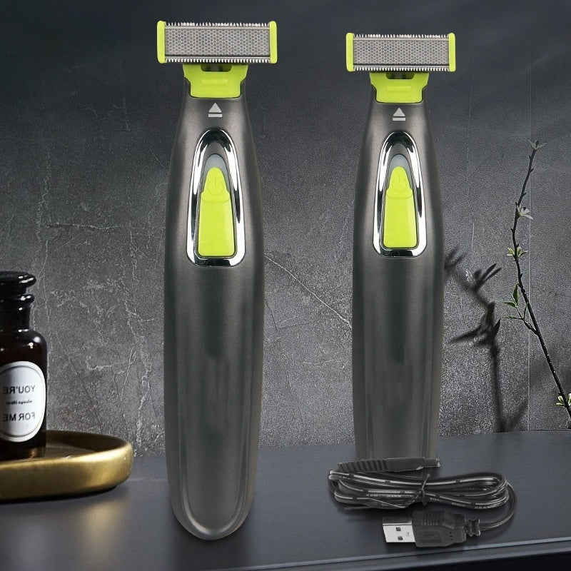 Tondeuse électrique rechargeable pour barbe et nez, accessoires inclus
